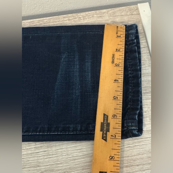 Chip & Pepper Ike Slim Straight Jeans Distressed Dark Wash Mens 31x32 - Picture 4 of 9